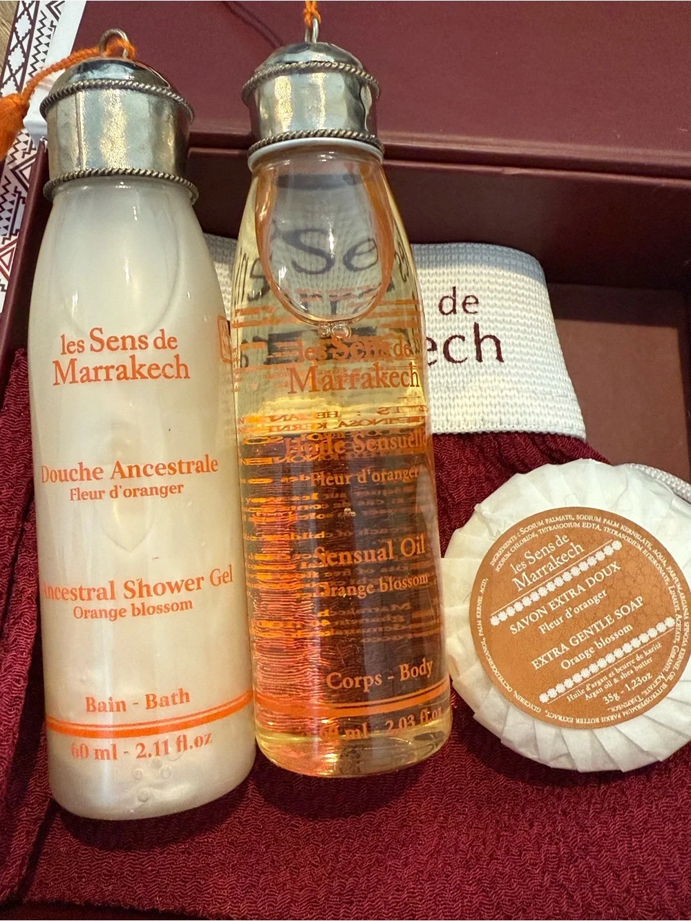 🍊 Les Sens de Marrakech Orange Blossom Bath & Body Gift Set